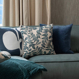 Additions Rowan Printed Feather Cushion in River