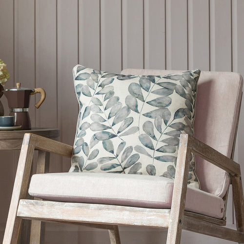Additions Rowan Printed Feather Cushion in Willow