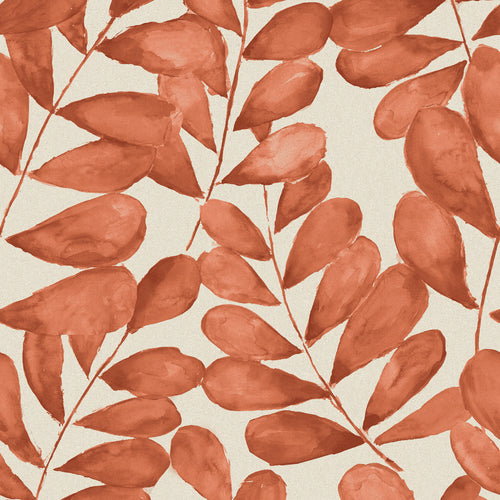 Floral Orange Fabric - Rowan Printed Cotton Fabric (By The Metre) Amber Additions