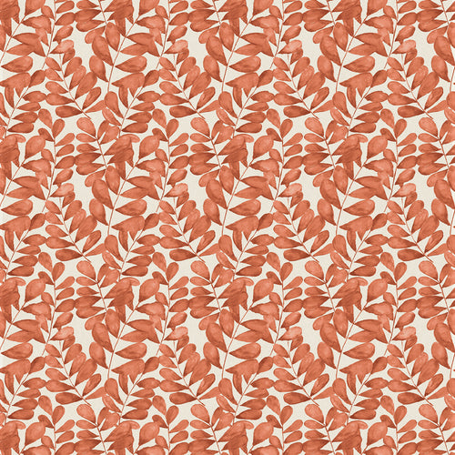 Floral Orange Fabric - Rowan Printed Cotton Fabric (By The Metre) Amber Additions