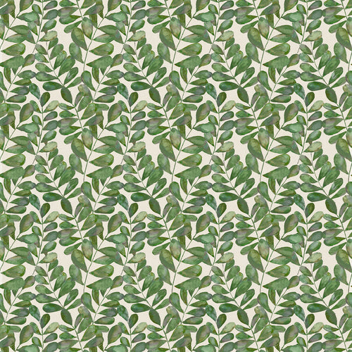 Floral Green Fabric - Rowan Printed Cotton Fabric (By The Metre) Apple Additions