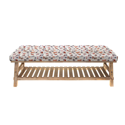 Abstract Red Furniture - Rupert  Bench Arwen Rosewater Additions