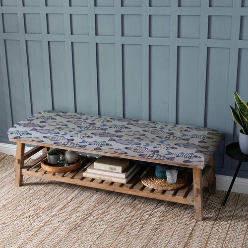 Blue Furniture - Rupert  Bench Cove Cobalt Voyage Maison