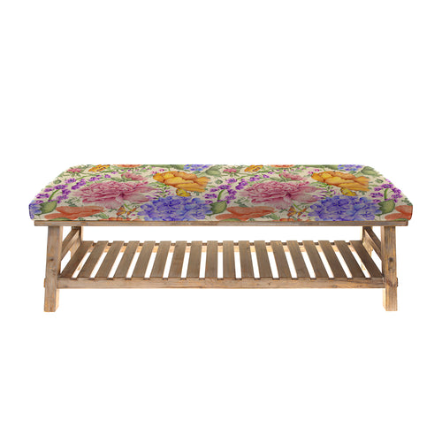 Floral Multi Furniture - Rupert  Bench Idalia Fuschia Voyage Maison