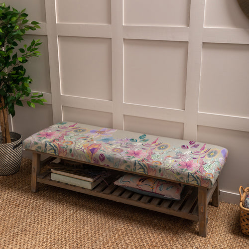Floral Pink Furniture - Rupert  Bench Primrose Haze Voyage Maison