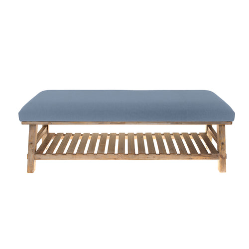 Plain Blue Furniture - Rupert  Bench Tivoli Bluebell Additions