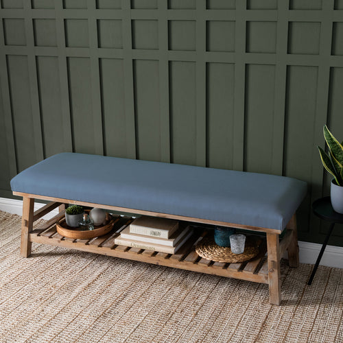 Plain Blue Furniture - Rupert  Bench Tivoli Bluebell Additions