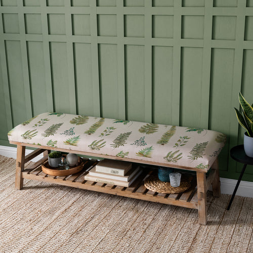 Floral Green Furniture - Rupert  Bench Verbena Natural Voyage Maison