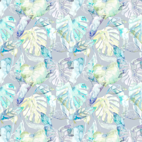 Floral Blue Fabric - Salvador Printed Cotton Fabric (By The Metre) Pacific Voyage Maison