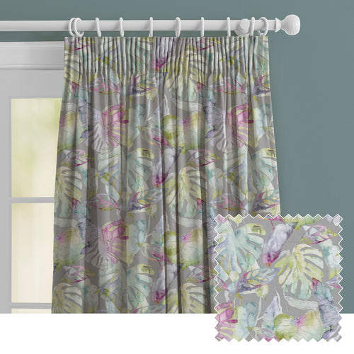 Floral Pink M2M - Salvador Printed Made to Measure Curtains Summer Voyage Maison