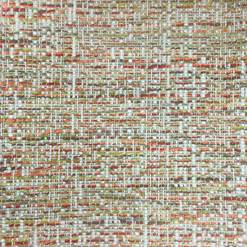 Plain Orange Fabric - Samara Woven Jacquard Fabric (By The Metre) Mustard Voyage Maison