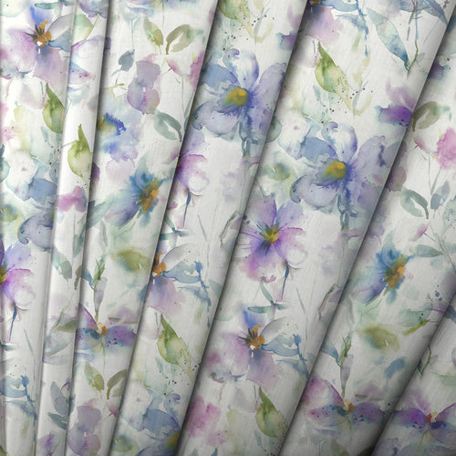 Floral Purple M2M - Samarinda Printed Made to Measure Curtains Violet Voyage Maison
