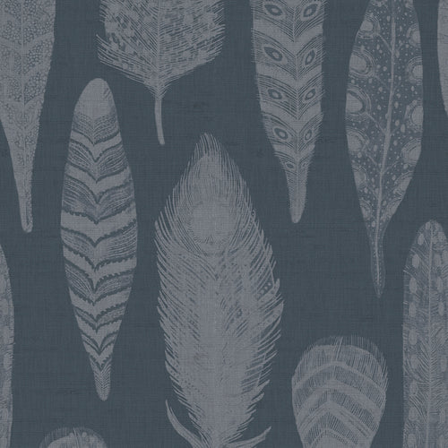 Floral Grey Wallpaper - Samui Damask  1.4m Wide Width Wallpaper (By The Metre) Charcoal Voyage Maison