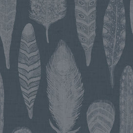 Voyage Maison Samui 1.4m Wide Width Wallpaper in Charcoal