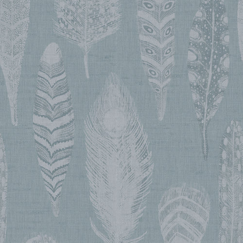 Floral Blue Wallpaper - Samui  1.4m Wide Width Wallpaper (By The Metre) Mineral Voyage Maison