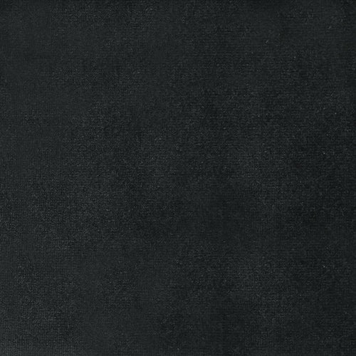 Plain Black Fabric - Sapphire Plain Velvet Fabric (By The Metre) Charcoal Voyage Maison