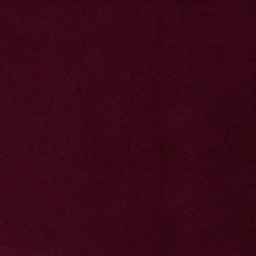 Voyage Maison Sapphire Plain Velvet Fabric Remnant in Crimson