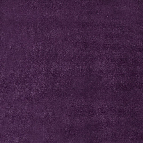 Plain Purple Fabric - Sapphire Plain Velvet Fabric (By The Metre) Damson Voyage Maison