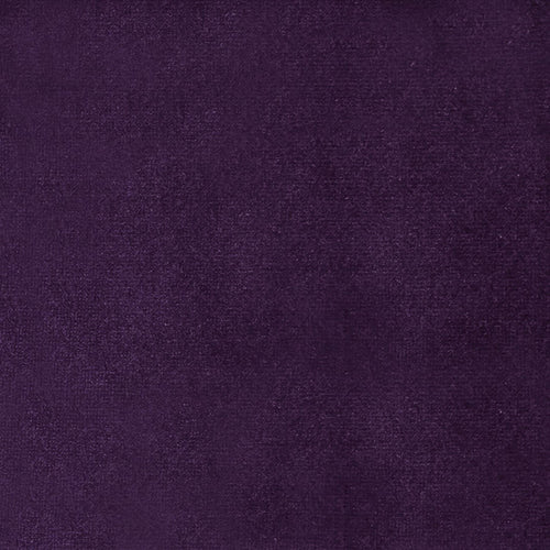 Plain Purple Fabric - Sapphire Plain Velvet Fabric (By The Metre) Grape Voyage Maison