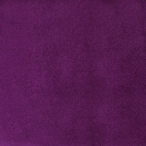 Plain Purple Fabric - Sapphire Plain Velvet Fabric (By The Metre) Peony Voyage Maison