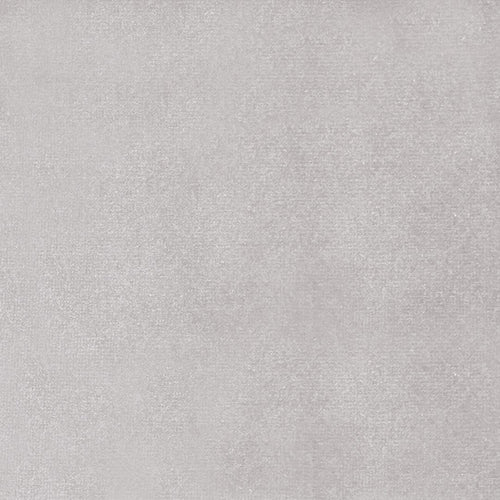 Plain Silver Fabric - Sapphire Plain Velvet Fabric (By The Metre) Silver Voyage Maison