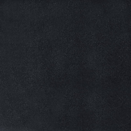 Plain Black Fabric - Sapphire Plain Velvet Fabric (By The Metre) Twilight Voyage Maison