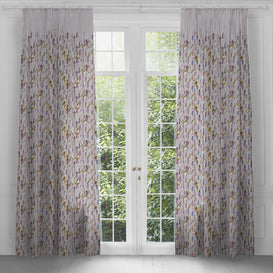 Voyage Maison Saroma Printed Pencil Pleat Curtains in Ironstone