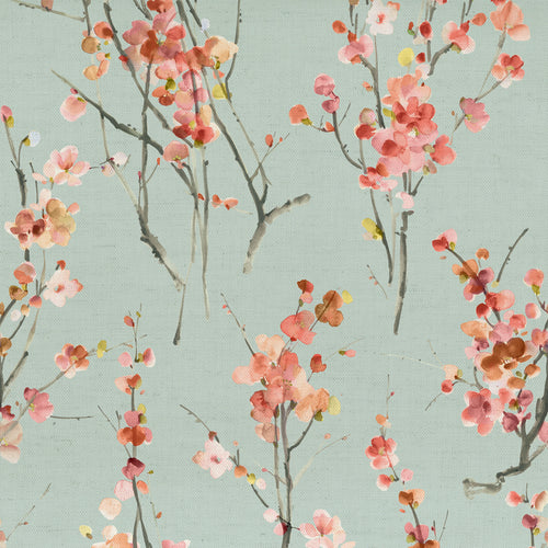 Samples - Saville Printed Fabric Sample Swatch Russett Voyage Maison