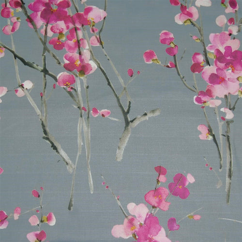 Samples - Saville Printed Fabric Sample Swatch Slate Voyage Maison
