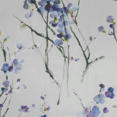Samples - Saville Printed Fabric Sample Swatch Violet Voyage Maison
