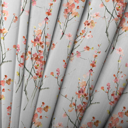 Floral Grey M2M - Saville Printed Cotton Made to Measure Roman Blinds Russet Stone Voyage Maison