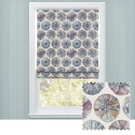 Voyage Maison Sea Urchin Printed Cotton Made to Measure Roman Blinds in Default