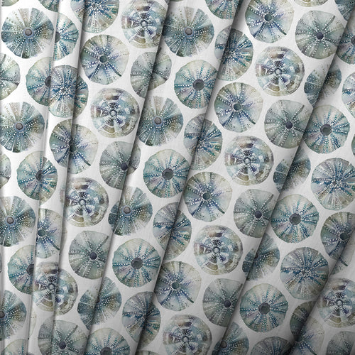 Abstract Grey M2M - Sea Urchin Printed Cotton Made to Measure Roman Blinds Slate Voyage Maison