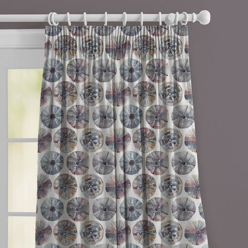 Abstract Purple M2M - Sea Urchin Printed Made to Measure Curtains Abalone Voyage Maison