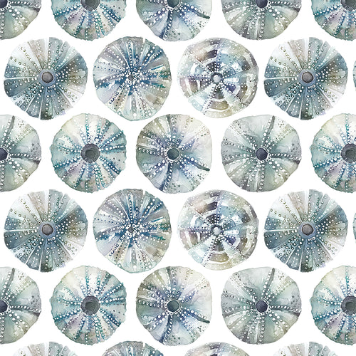  Grey Wallpaper - Sea Urchin  1.4m Wide Width Wallpaper (By The Metre) Slate Voyage Maison
