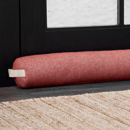 Plain Red Cushions - Selkirk  Draught Excluder Strawberry Voyage Maison