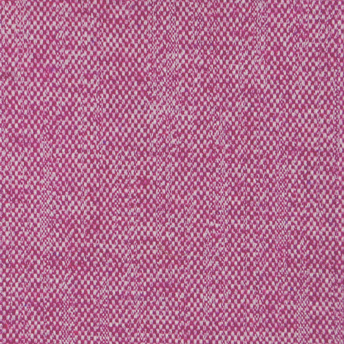 Plain Pink Fabric - Selkirk Textured Woven Fabric (By The Metre) Geranium Voyage Maison