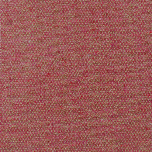 Plain Pink Fabric - Selkirk Textured Woven Fabric (By The Metre) Raspberry Voyage Maison