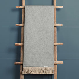 Voyage Maison Selkirk Woven Throw in Ice