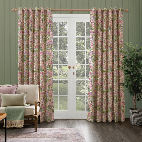 Animal Pink M2M - Seneca Forest Printed Made to Measure Curtains Spring Voyage Maison