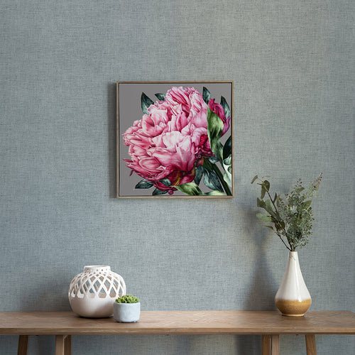 Floral Pink Wall Art - Sennan  Framed Canvas Stone Voyage Maison