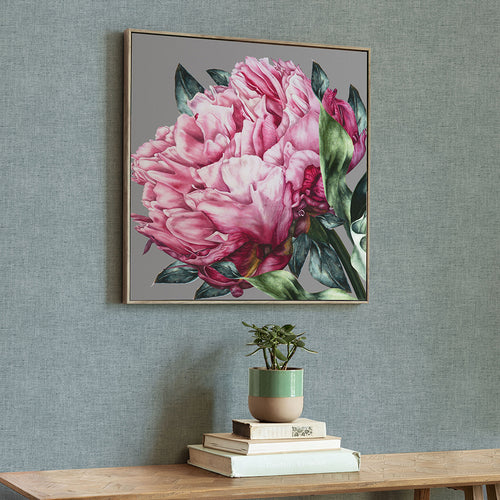 Floral Pink Wall Art - Sennan  Framed Canvas Stone Voyage Maison