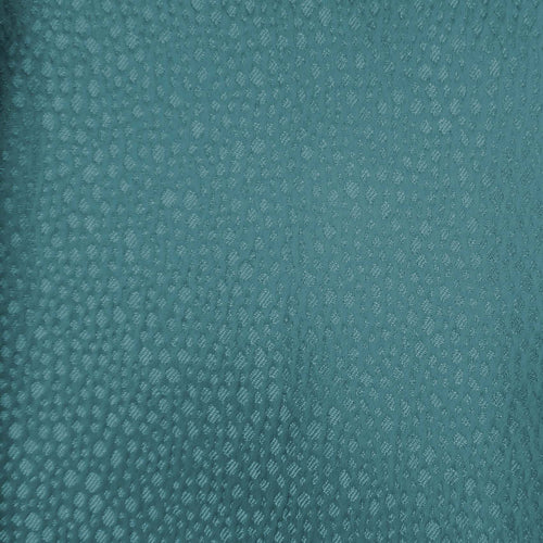 Abstract Blue Fabric - Sereno Woven Jacquard Fabric (By The Metre) Teal Voyage Maison
