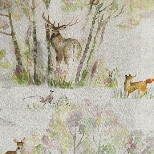  Samples - Sherwood Printed Fabric Sample Swatch Linen Voyage Maison