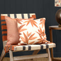 Additions Silverwood Printed Feather Cushion in Amber