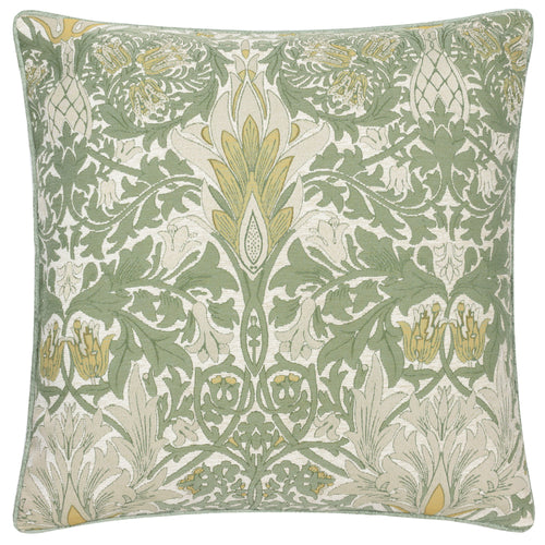 Floral Multi Cushions - Snakes Head Chenille Feather Rich Filled Cushion Sunflower/Stone Morris & Co