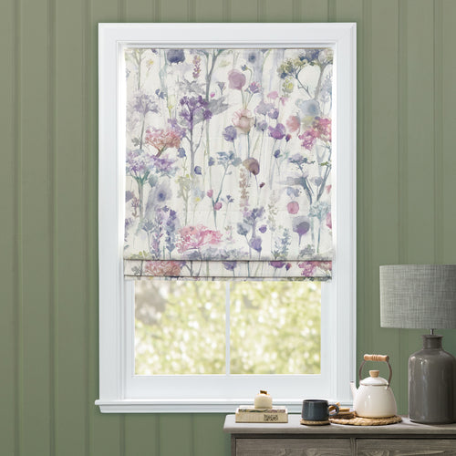 Floral Pink M2M - Sorong Printed Cotton Made to Measure Roman Blinds Coral Voyage Maison