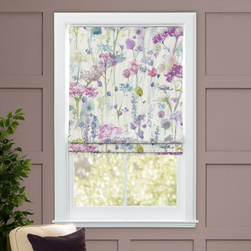 Floral Pink M2M - Sorong Printed Cotton Made to Measure Roman Blinds Summer Voyage Maison