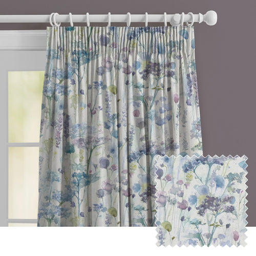 Floral Purple M2M - Sorong Printed Made to Measure Curtains Violet Voyage Maison