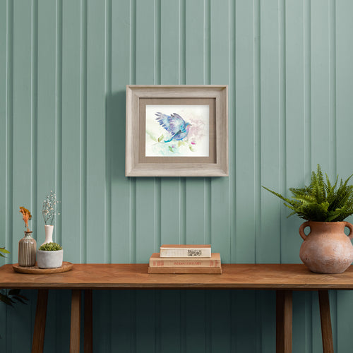 Floral Blue Wall Art - Spring  Framed Print Birch Voyage Maison